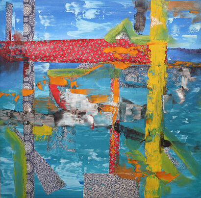 Through the Window, I Dream - a Paint Artowrk by Jisang Kim